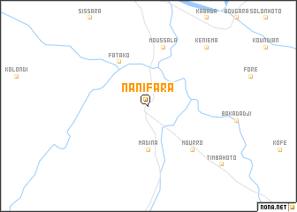 map of Nanifara