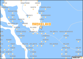 map of Nanikelako