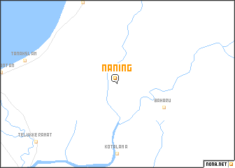 map of Naning