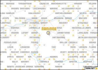 map of Naninne