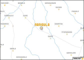 map of Nanioula