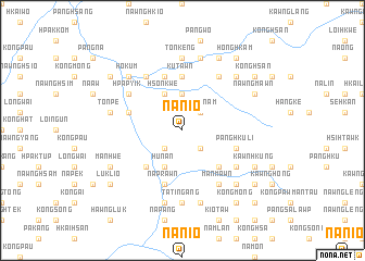 map of Nānio