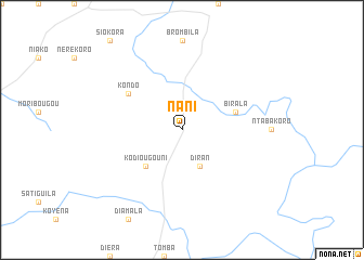 map of Nani
