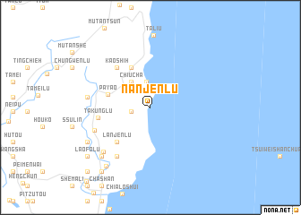 map of Nan-jen-lu