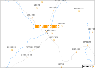 map of Nanjiangqiao