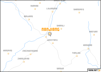 map of Nanjiang
