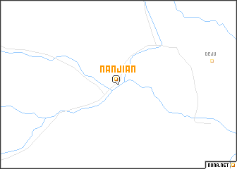 map of Nanjian