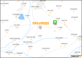 map of Nanjiaoqu