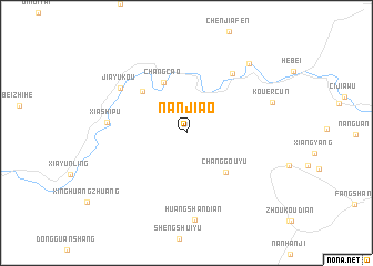 map of Nanjiao