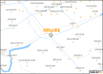 map of Nanjiao