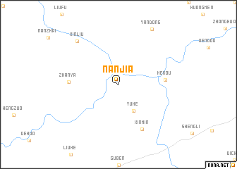 map of Nanjia