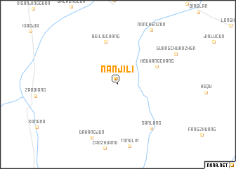 map of Nanjili