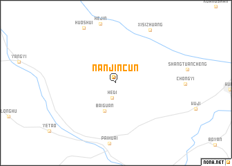 map of Nanjincun