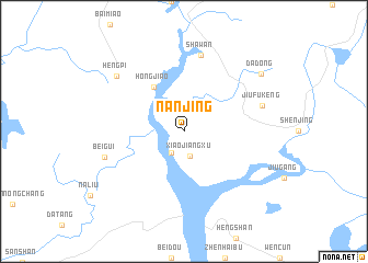 map of Nanjing