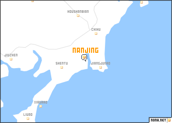 map of Nanjing