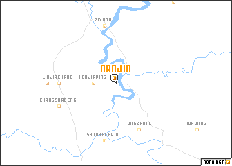 map of Nanjin