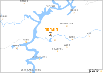 map of Nanjin