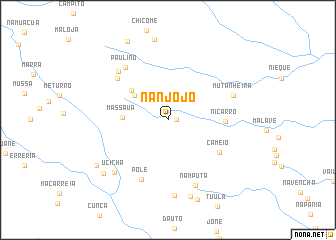 map of Nanjojo