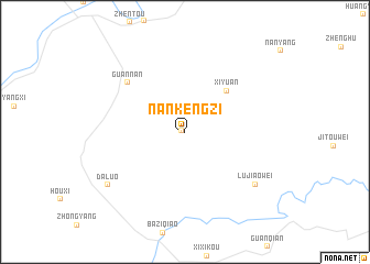 map of Nankengzi