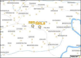 map of Nanla