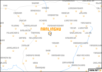 map of Nanlinghu