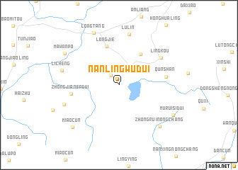 map of Nanlingwudui