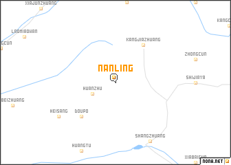 map of Nanling