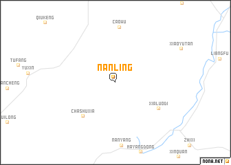 map of Nanling