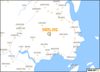 Nanling (China) map - nona.net