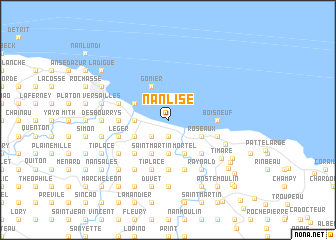 map of Nan Lise