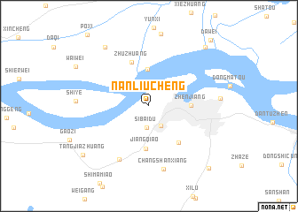 map of Nanliucheng