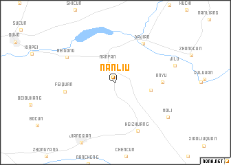 map of Nanliu