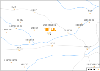 map of Nanliu