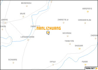 map of Nanlizhuang