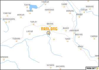 map of Nanlong