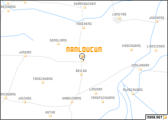map of Nanloucun