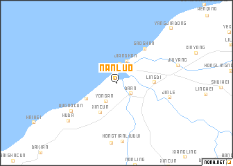 map of Nanluo