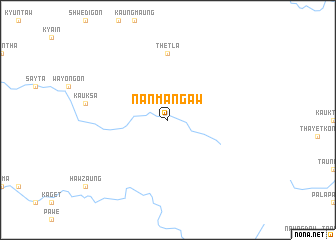 map of Nanmangaw