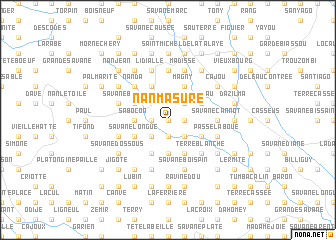 map of Nan Masure