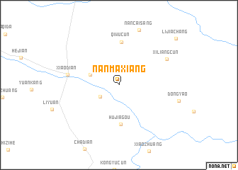 map of Nanmaxiang