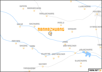 map of Nanmazhuang