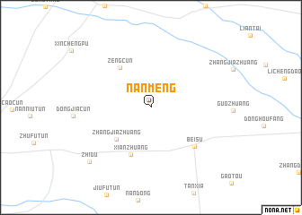 map of Nanmeng