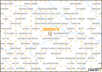 map of Nan Moye