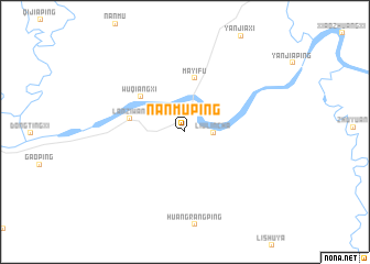 map of Nanmuping