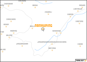 map of Nanmuping