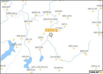 map of Nanmu