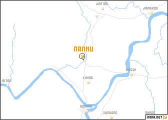 map of Nanmu