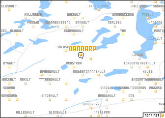 map of Nannarp