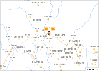 map of Nanna