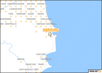 map of Nan-ning